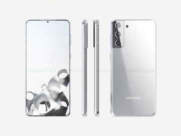 三星S21系列S888版跑分疑洩 S21+機身模擬圖曝光設計