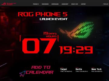 華碩遊戲手機ROG Phone 5確定3/10線上發表