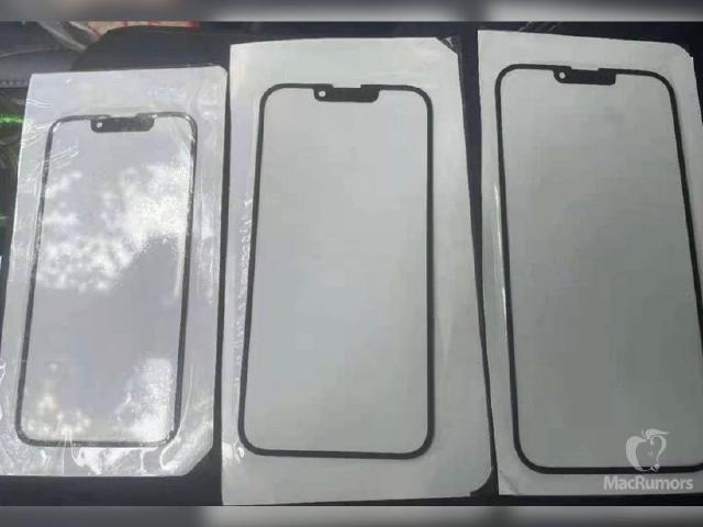 iPhone 13系列螢幕玻璃照疑洩？螢幕缺口縮小且聽筒移位
