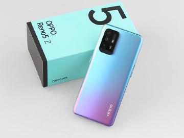 輕薄5G中階手機 OPPO Reno5 Z開箱跑分與拍照