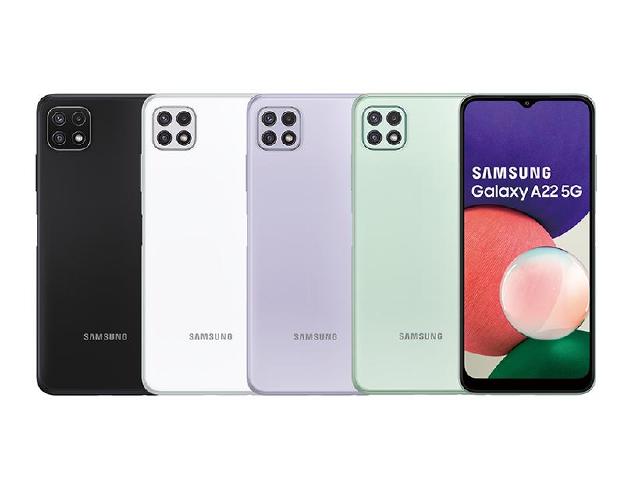 SAMSUNG A22 5G價格7千有找起 6月下旬台灣上市