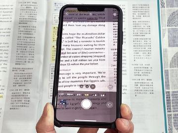 iOS 15原況文字辨識功能實測 iPhone內建相機就可用