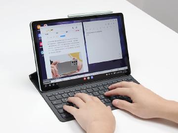 12.4吋大平板 SAMSUNG Tab S7 FE 5G鍵盤套裝組開箱