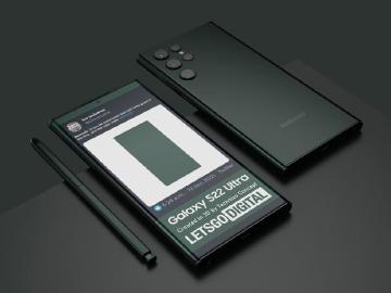 三星S22 Ultra官方保護殼疑洩 傳有綠與深紅機身配色