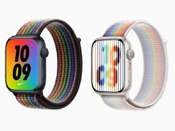 以行動支持平權!蘋果推出Apple Watch新款彩虹版錶帶