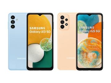 三星Galaxy A13與A23 5G中階手機 9月台灣上市