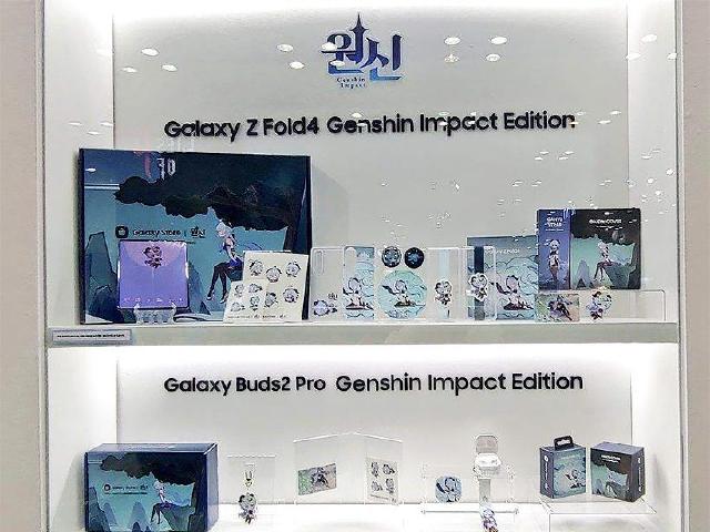 三星G-Star 2022展出Z Fold4原神限定版折疊手機