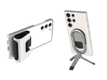 三星英國官網推S23系列相機握把、薄型三角支架手機配件