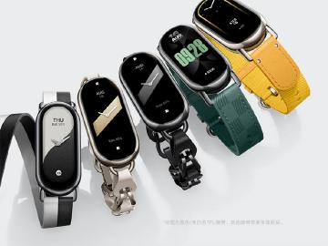 全新快拆設計更具時尚感的小米手環8 亮度與充電速度也有提升