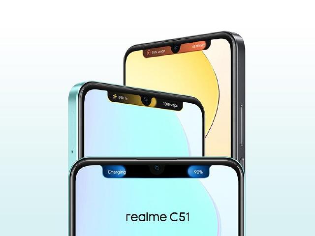 低價機支援33W閃充 realme C51價格4千有找