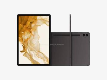 三星官網曝Tab S9 FE平板型號 機身模擬圖與規格疑洩