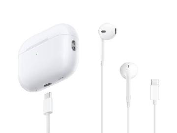 蘋果AirPods Pro 2代與EarPods有線耳機推出Type-C版本