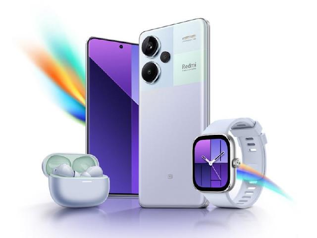 Redmi Note 13系列手機與紅米耳機、手錶新品1/23台灣發表