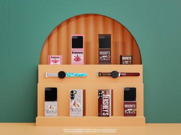 甜在手上！三星與巧克力品牌Hershey's聯名推Fold6與Flip6配件