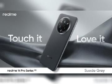 realme 14 Pro+麂皮灰亮相！新機設計細節持續公布