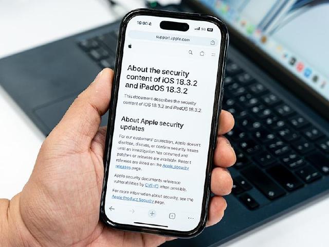 建議立即更新！蘋果釋出iOS與iPadOS 18.3.2 修補Safari安全漏洞