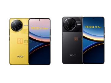即將發表？POCO F7 Pro與F7 Ultra外觀設計與主要規格疑洩