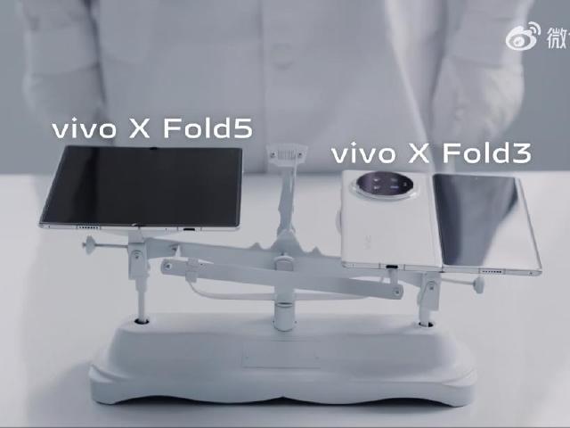 主打輕薄的vivo X Fold5摺疊三防手機亮相！新機傳通過多個海外市場認證