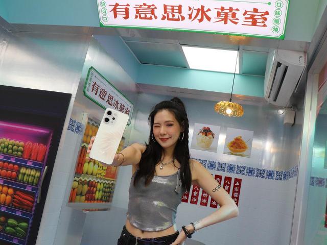 吃冰拿拍貼！OPPO為Reno14系列打造有意思出租店快閃體驗空間