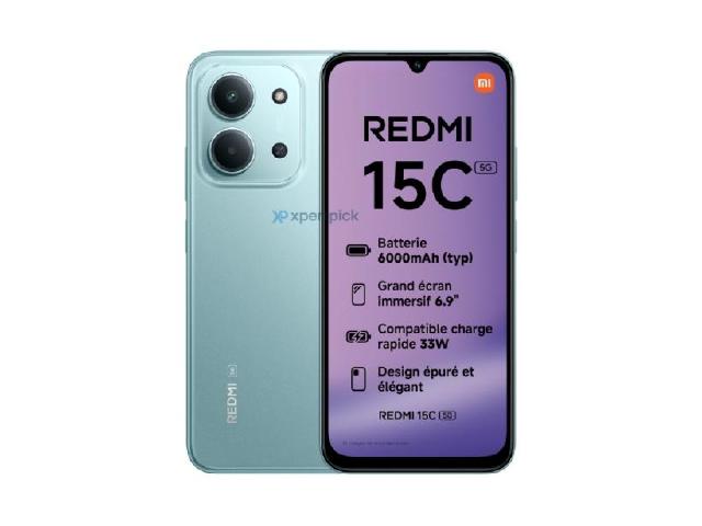 紅米手機Redmi 15C 5G傳配備6.9吋大螢幕與6千大電量