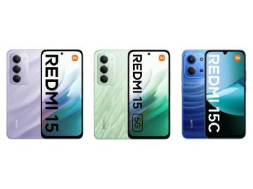 6.9吋大螢幕、超大電量紅米手機 Redmi 15與15C悄悄推出