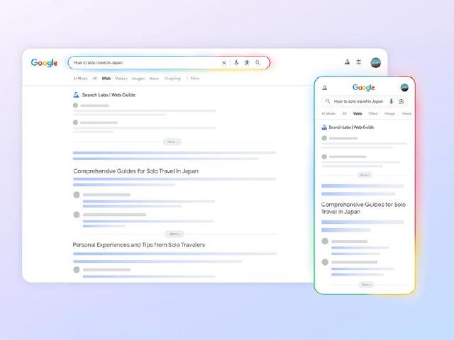 Google搜尋再進化！Web Guide新功能幫你一次搞懂複雜問題