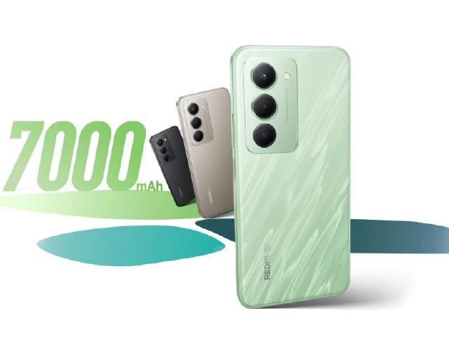 6.9吋大螢幕!7千大電量紅米手機Redmi 15 5G發表