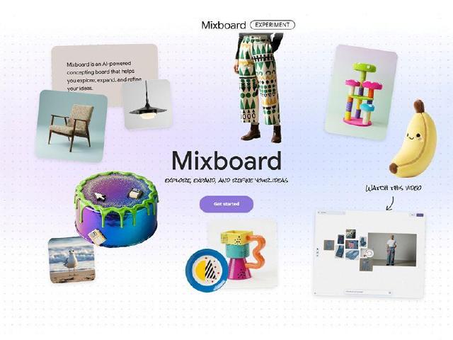 靈感枯竭救星？Google推出Mixboard 讓AI幫你完成一整張創意拼貼