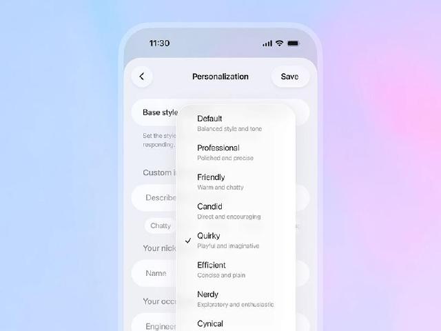 更溫暖、更聰明的ChatGPT來了！OpenAI推出GPT-5.1 功能亮點一次看