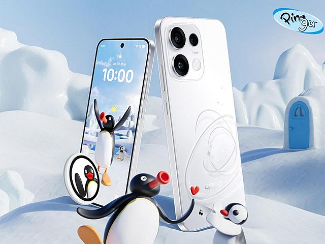 OPPO與Pingu企鵝家族聯名 8月起買Reno16加購配件送限量周邊