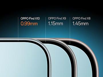 OPPO Find X10擁有0.99mm超窄螢幕邊框！Find X10 E等新品同步預告推出