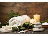 Medium spa arrangement with towel soap salt 23 2148268482